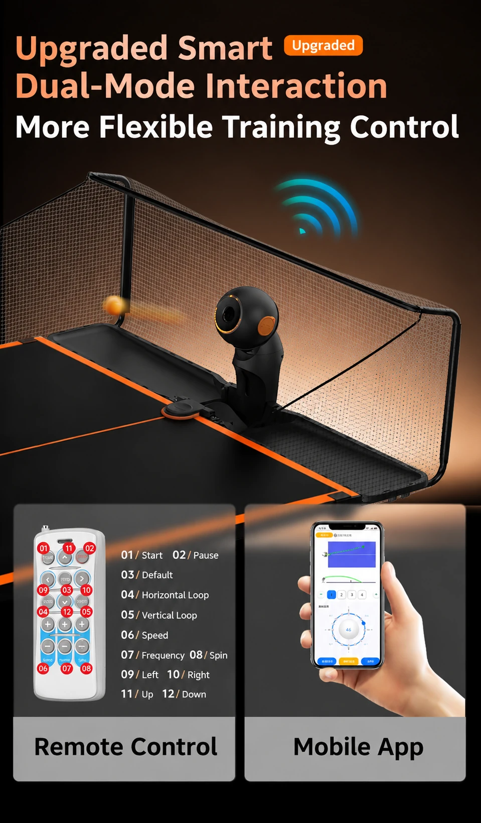 DORA Pro Table Tennis Robot — product detail 4