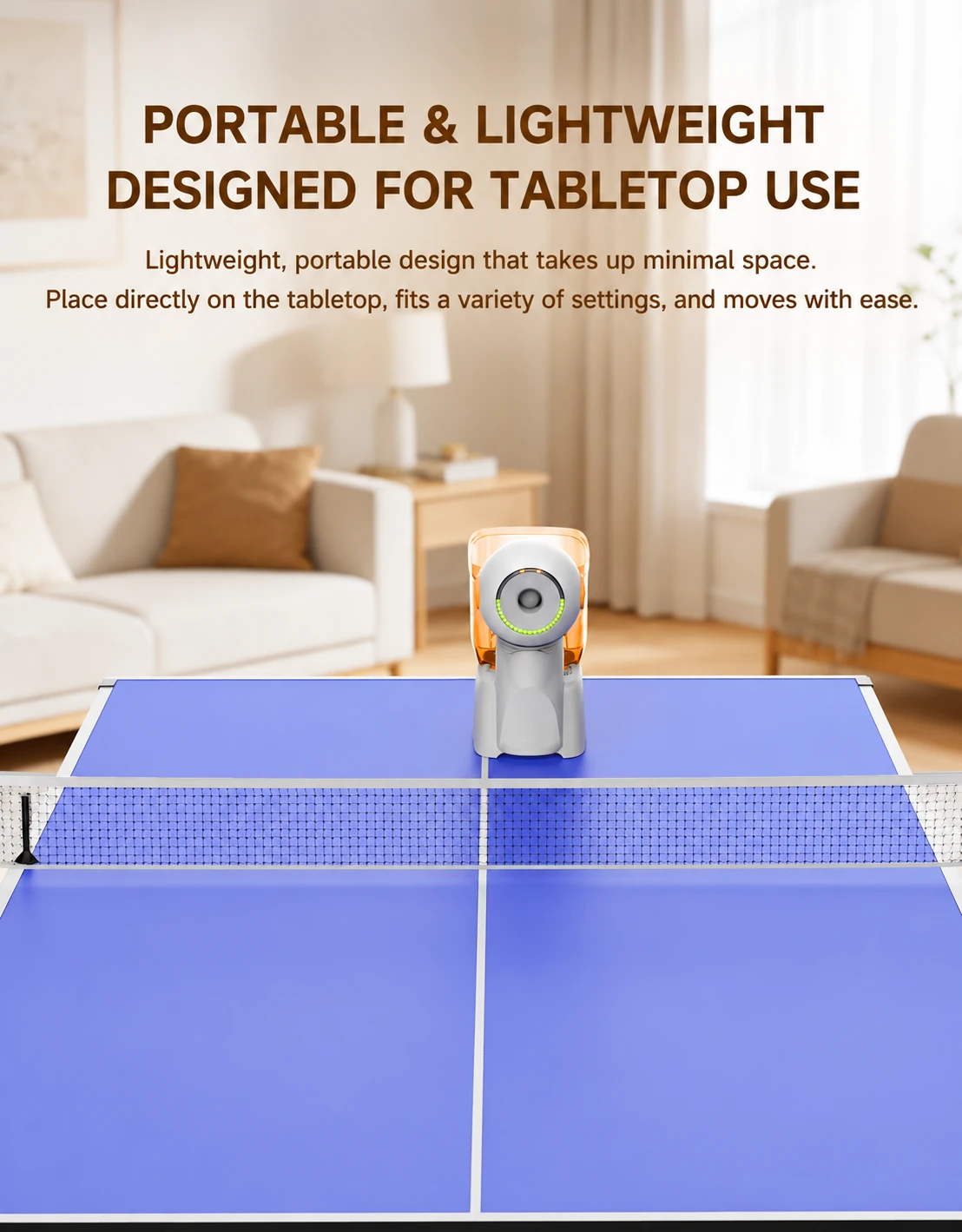 DORA Smart Pro Table Tennis Robot — product detail 7
