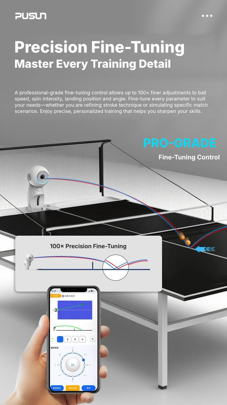 DORA Table Tennis Robot — product detail 3