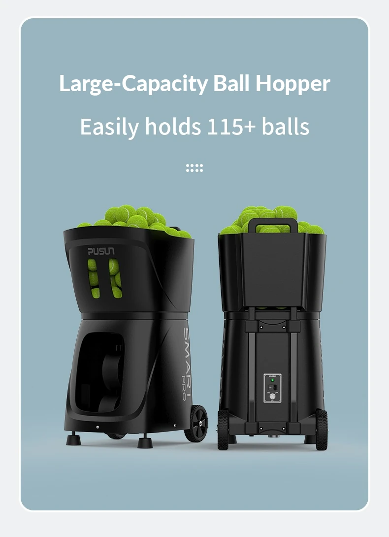 PT-SMART PRO Tennis Ball Machine — product detail 2