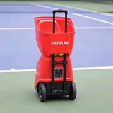 Rear view of the red PUSUN PT9001 PRO with its handle extended