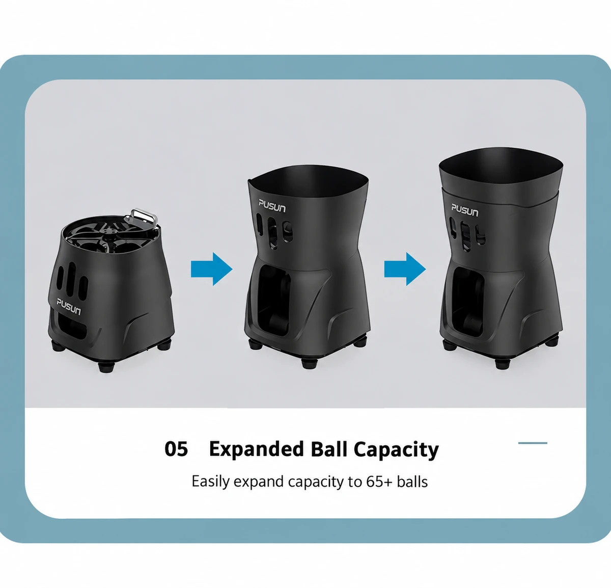 PT-MINI PRO Tennis Ball Machine — product detail 6