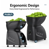 Front and rear views of the black PUSUN PT-MAX B machine